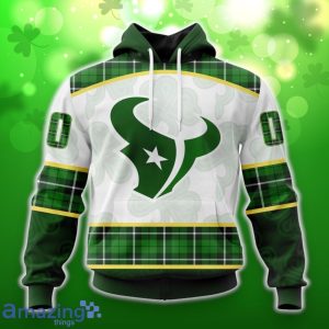Houston Texans Special Design For St. Patrick Day 3D Shirt Hoodies Custom Number & Name Product Photo 1