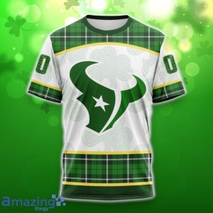 Houston Texans Special Design For St. Patrick Day 3D Shirt Hoodies Custom Number & Name Product Photo 6