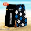 Huddersfield Town A.F.C Logo Print 3D Short Hawaiian Trending Summer For Men