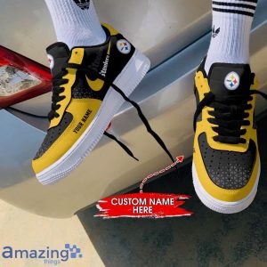 Pittsburgh Steelers Personalized Name Air Force Sneakers Shoes Sport Shoes Limited Gift For Fans Product Photo 2
