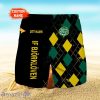 IF Björklöven Logo Print 3D Short Hawaiian Trending Summer For Men