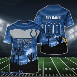 Indianapolis Colts 3D Shirt Hoodie All Over Print Custom Number & Name Product Photo 3