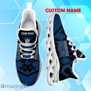 Indianapolis Colts Max Soul Shoes with Custom Name Option - A New Trend for Fans Product Photo 2