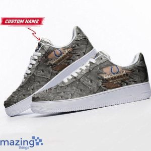 Indianapolis Colts Personalized Name Air Force Sneakers Shoes Sport Shoes Limited Gift For Fans Product Photo 2