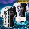 Jack Skellington Jersey Custom Name & Number Jack Skellington Baseball Shirt