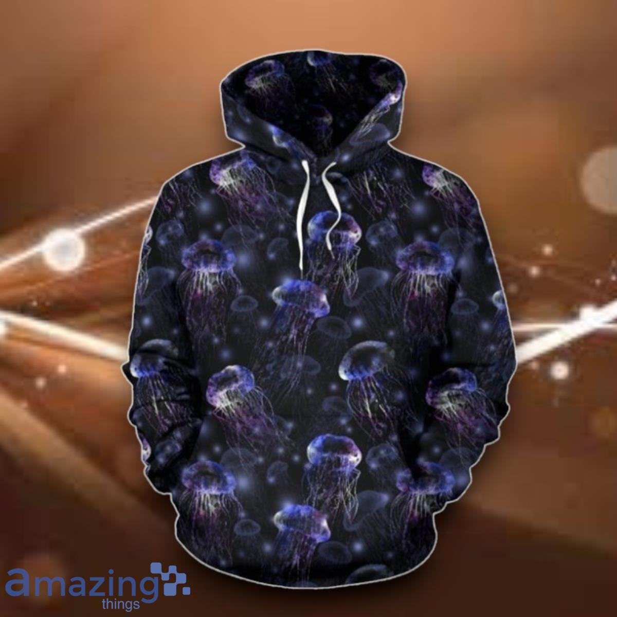 Jellyfish Themed 3D Hoodie Special Gift For Men And Women image Jellyfish Themed 3D Hoodie Special Gift For Men And Women Product Photo 1