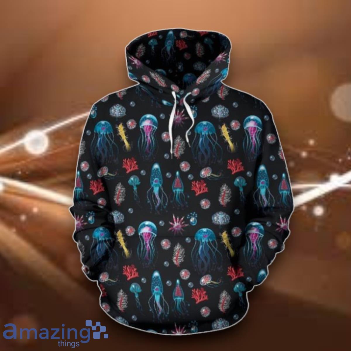 Jellyfish Underwater 3D Hoodie Special Gift For Men And Women image Jellyfish Underwater 3D Hoodie Special Gift For Men And Women Product Photo 1