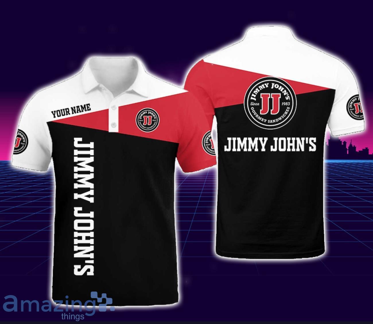 Jimmy John's Team 3D Polo Shirt Golf Lover Gift Polo Shirt For Men Women Custom Name image Jimmy John's Team 3D Polo Shirt Golf Lover Gift Polo Shirt For Men Women Custom Name