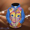 Kaleidoscopic King Up 3D Hoodie Gift For Men And Women