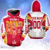 Kansas City Chiefs AFC West Division Super Bowl L V Personalized Name And Number Hoodie 3D All Over Print Detailed Patterns Best Gift
