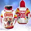 Kansas City Chiefs AFC West Division Super Bowl Personalized Name And Number Hoodie 3D All Over Print Detailed Patterns Best Gift