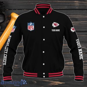 Kansas City Chiefs Baseball Jacket Custom Name Sport Gifts For Fans Product Photo 2
