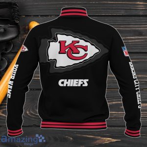 Kansas City Chiefs Baseball Jacket Custom Name Sport Gifts For Fans Product Photo 3