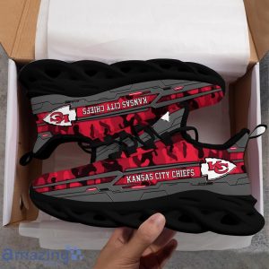 Kansas City Chiefs Custom Name Clunky Max Soul Sneakers image Kansas City Chiefs Custom Name Clunky Max Soul Sneakers Product Photo 2