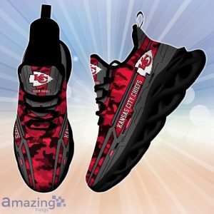 Kansas City Chiefs Custom Name Clunky Max Soul Sneakers image Kansas City Chiefs Custom Name Clunky Max Soul Sneakers Product Photo 4