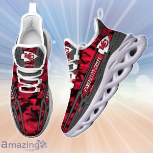 Kansas City Chiefs Custom Name Clunky Max Soul Sneakers Product Photo 1