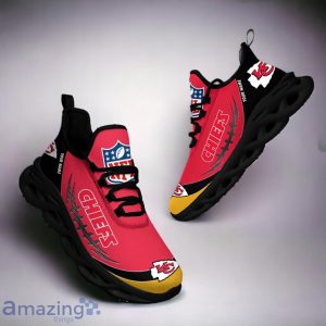 Kansas City Chiefs Custom Name Max Soul Shoes Unique Sneakers For Fans Product Photo 2