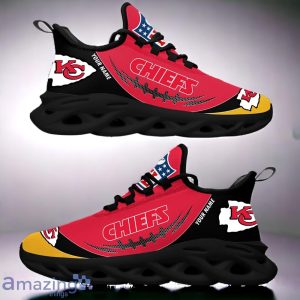 Kansas City Chiefs Custom Name Max Soul Shoes Unique Sneakers For Fans Product Photo 3