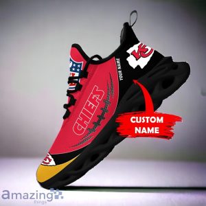 Kansas City Chiefs Custom Name Max Soul Shoes Unique Sneakers For Fans Product Photo 1