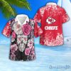 Kansas City Chiefs Football Skull Flowers3D Button Hawaiian Shirt Men And Women Summer Beach Gift