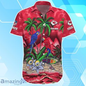 Kansas City Chiefs Hawaiian Shirt Summer Gifts For Fans Custom Name Product Photo 2