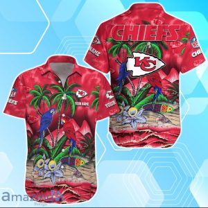 Kansas City Chiefs Hawaiian Shirt Summer Gifts For Fans Custom Name Product Photo 1