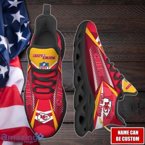 Kansas City Chiefs Max Soul Shoes with Custom Name Option - Sport Gifts for Fans Product Photo 2