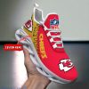 Kansas City Chiefs New Design Max Soul Shoes Custom Name For Fans