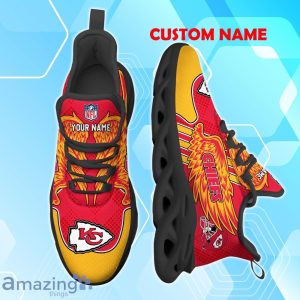 Kansas City Chiefs NFL Max Soul Shoes Custom Name Wings Design For Fans Product Photo 2