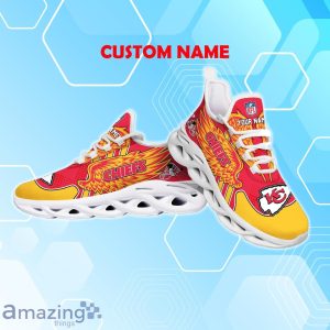 Kansas City Chiefs NFL Max Soul Shoes Custom Name Wings Design For Fans Product Photo 3