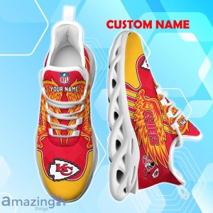 Kansas City Chiefs NFL Max Soul Shoes Custom Name Wings Design For Fans Product Photo 4