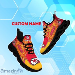 Kansas City Chiefs NFL Max Soul Shoes Custom Name Wings Design For Fans Product Photo 1