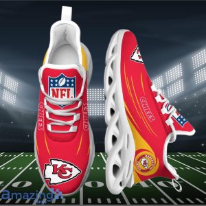 Kansas City Chiefs NFL Max Soul Shoes Limited Edition Comfort Sneakers for Fans Product Photo 2