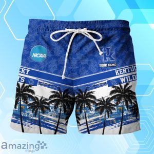 Kentucky Wildcats Sport Team Hawaiian Shirt & Short Vintage Tropical Custom Name Product Photo 3