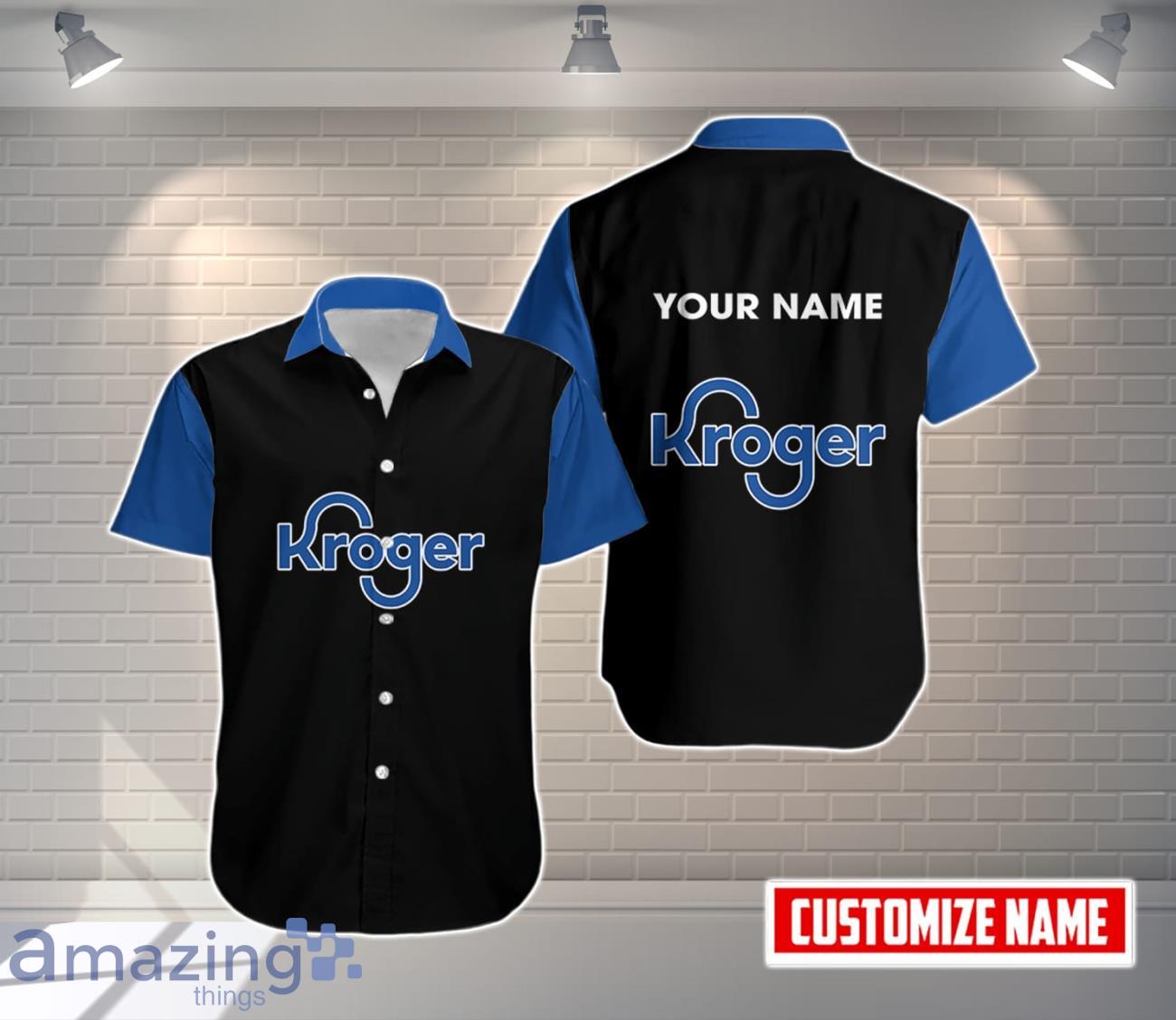 Kroger Hawaiian Shirt Custom Name Edition For Men Women image Kroger Hawaiian Shirt Custom Name Edition For Men Women Product Photo 1