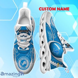 Detroit Lions NFL Fan Edition Custom Name Max Soul Comfort Shoes Product Photo 4