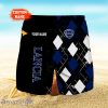 Lancia Logo Print 3D Short Hawaiian Custom Name Trending Summer For Men