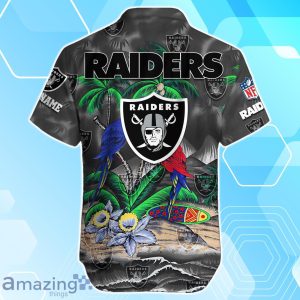 Las Vegas Raiders Hawaiian Shirt Summer Gifts For Fans Custom Name Product Photo 3
