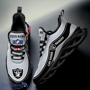 Las Vegas Raiders Max Soul Shoes Custom Name Special Gifts For Fans Product Photo 3