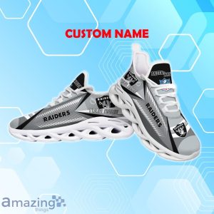 Las Vegas Raiders Max Soul Shoes with Custom Name Option - Sport Gifts for Fans Product Photo 3