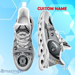Las Vegas Raiders NFL Fan Edition Custom Name Max Soul Comfort Shoes Product Photo 4