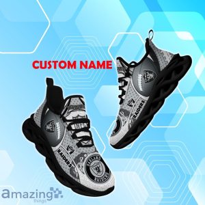 Las Vegas Raiders NFL Fan Edition Custom Name Max Soul Comfort Shoes Product Photo 1
