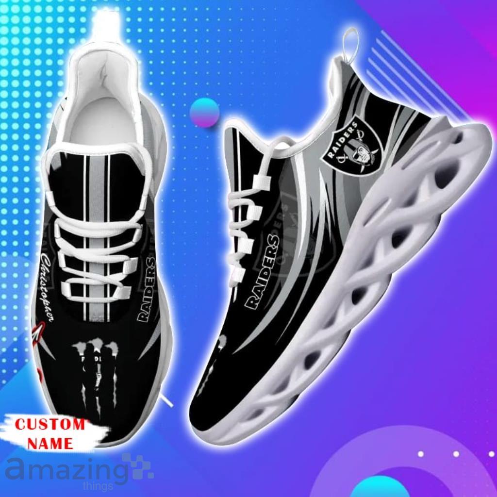 Las Vegas Raiders NFL Team Sporty Sneaker Cluny Max Soul Shoes Fresh Design Trending Gift For Fans Product Photo 1