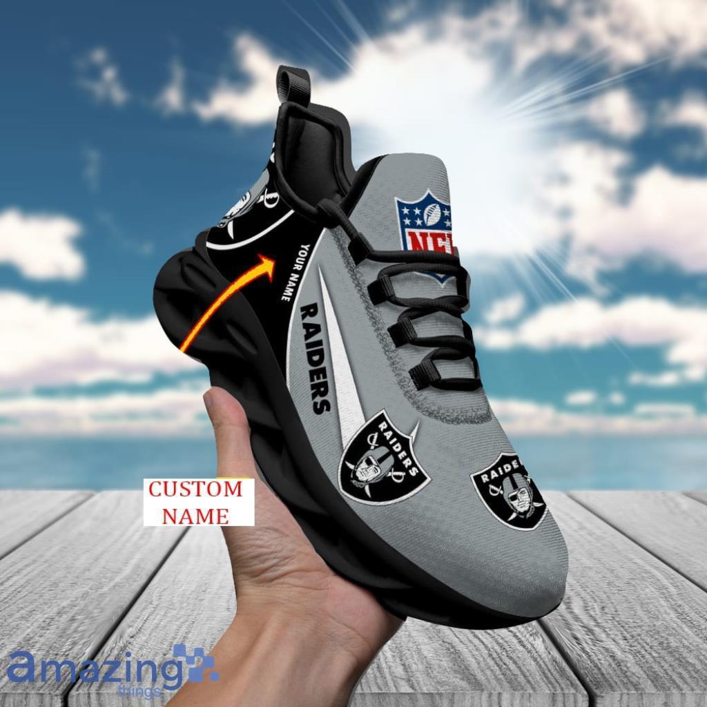 Las Vegas Raiders Personalized NFL Sport Max Soul Shoes Sneaker Running Product Photo 1