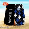 Leksands IF Logo Print 3D Short Hawaiian Custom Name Trending Summer For Men