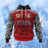 Liga Mx Atlas Personalized Name And Number With Aztec Sun Symbol Hoodie 3D All Over Print
