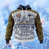 Liga Mx C.F. Monterrey Personalized Name And Number With Aztec Sun Symbol Hoodie 3D All Over Print