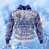 Liga Mx C.F. Pachuca Personalized Name And Number With Aztec Sun Symbol Hoodie 3D All Over Print