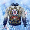 Liga Mx Cruz Azul Specialized Skull Concepts Hoodie 3D All Over Print