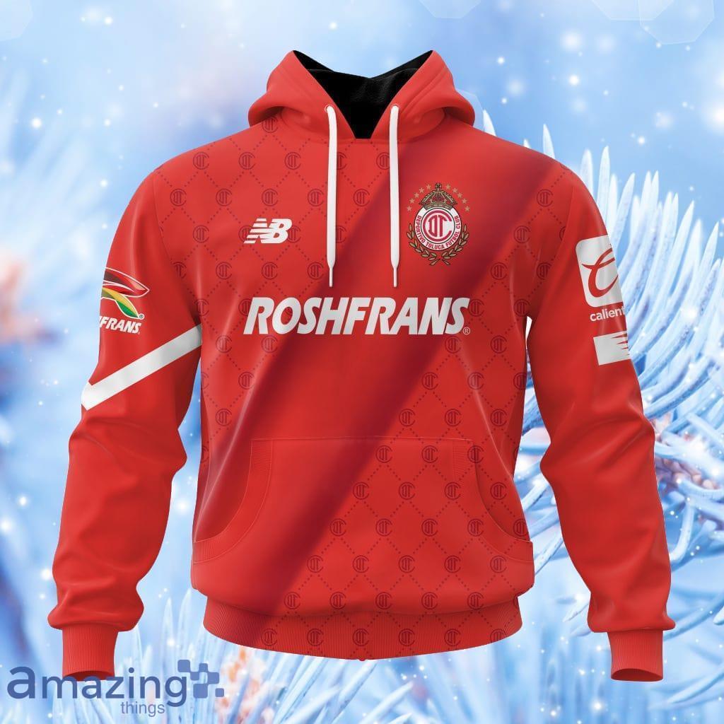 Liga Mx Deportivo Toluca Home Hoodie 3D All Over Print image Liga Mx Deportivo Toluca Home Hoodie 3D All Over Print Product Photo 1